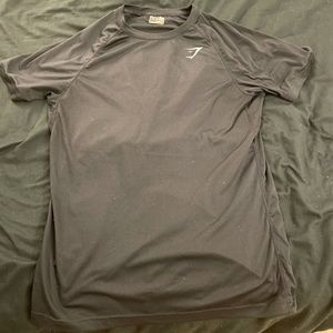 Black Gymshark workout top. Large.